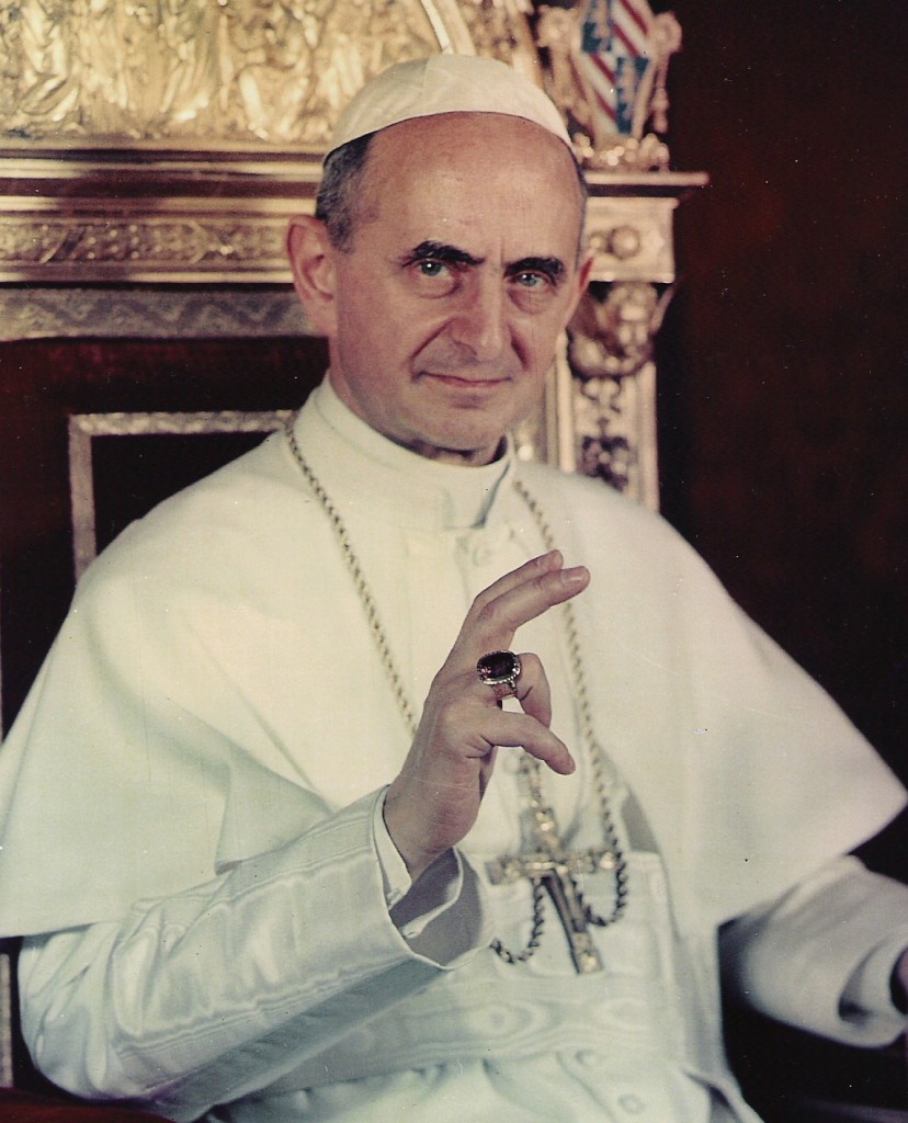 Paulo VI foi papa entre 1963 e 1978