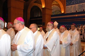 Celebração com os bispos da CNBB Regional Sul 1, no Santuário de Aparecida (Foto: Francisco Isaias) Ferreira 