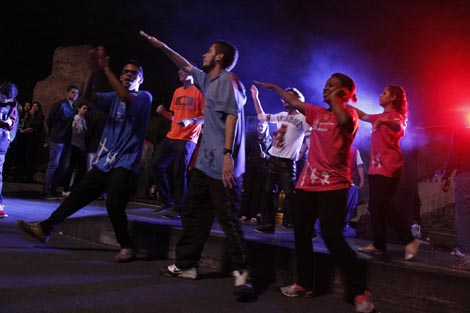 Os jovens não pararam de dançar na Cristoteca