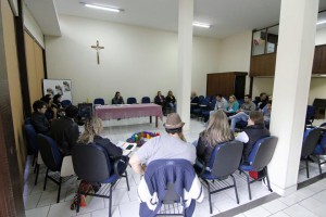 Reunião de preparação com os organizadores do evento.