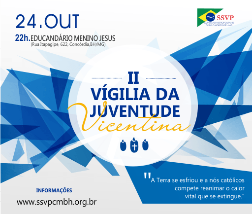 Depois do sucesso da primeira, a Comissão de Jovens do Conselho Metropolitano de Belo Horizonte se prepara para a segunda edição da Vigília.